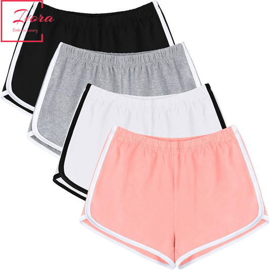 4-Pack Yoga and Athletic Shorts